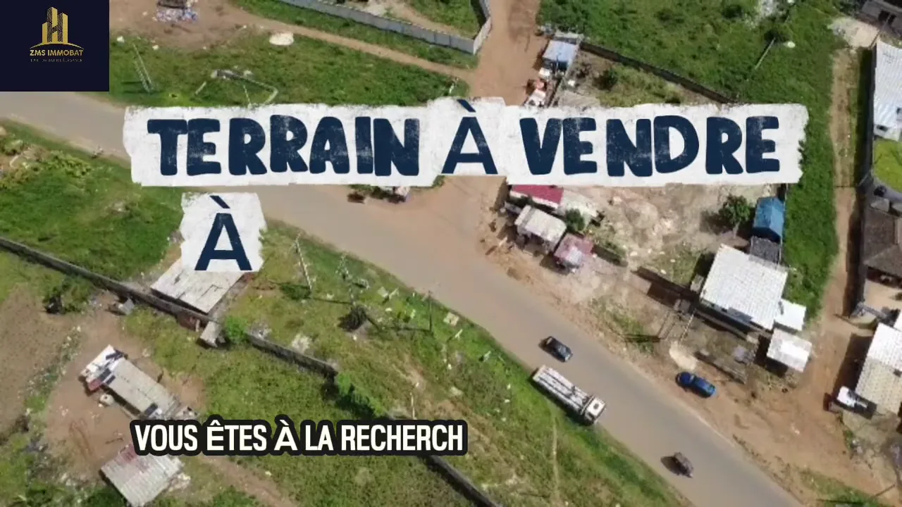 Survol vidéo du site des terrains avec ACD à Bingerville