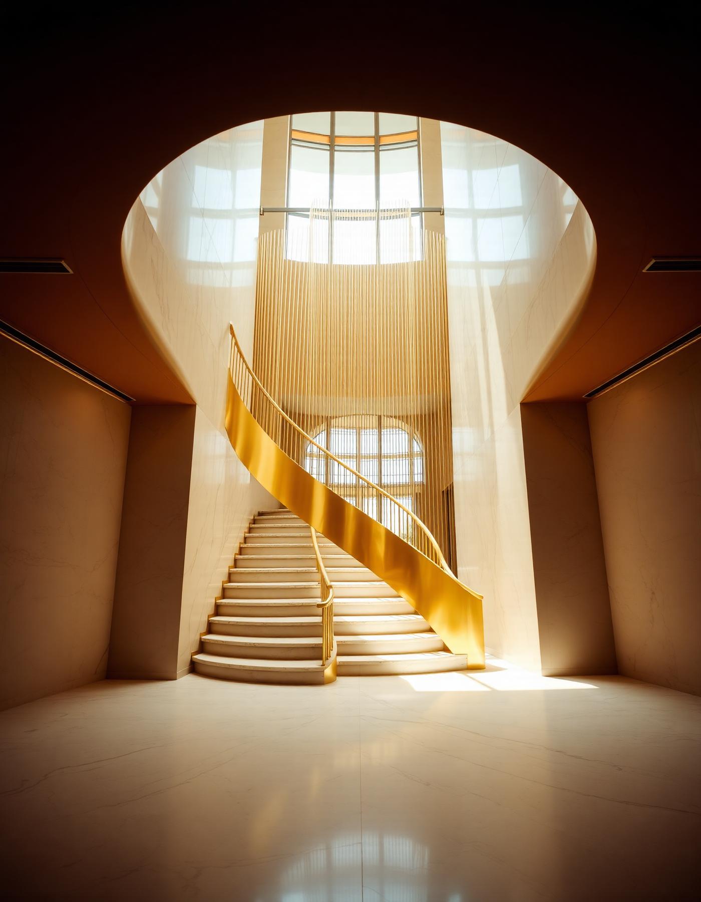 Composition architecturale évoquant l'ambition et l'élégance